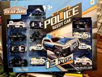 Policja metalowe auta samochodziki zestaw metalowe dla dziecka nowe