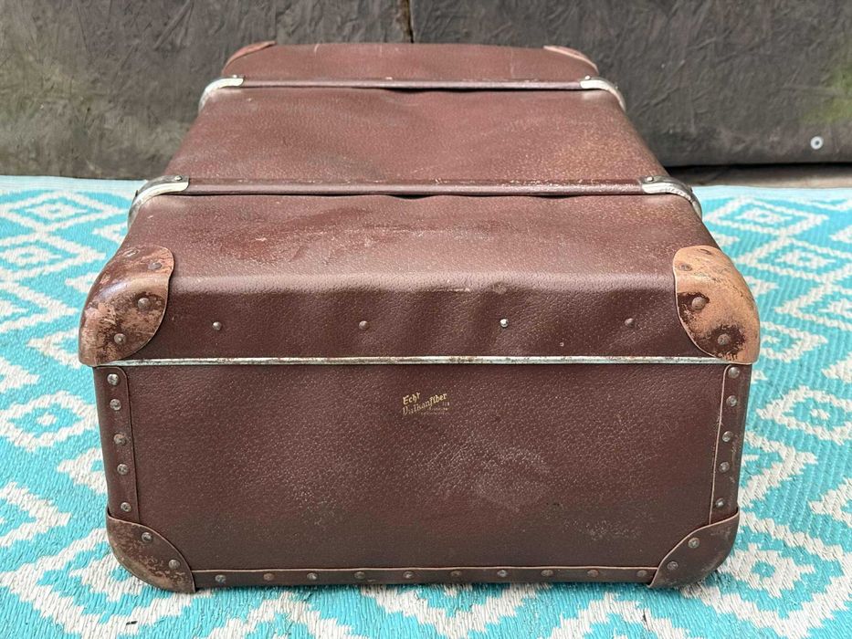 Stara Zabytkowa Niemiecka Walizka w włókna Bałkanowego WYSYŁAM Olx