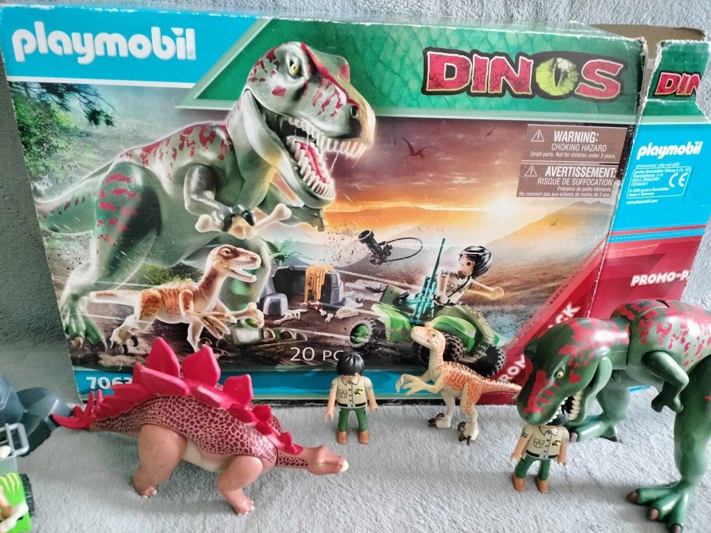 Zestaw dinozaury playmobile