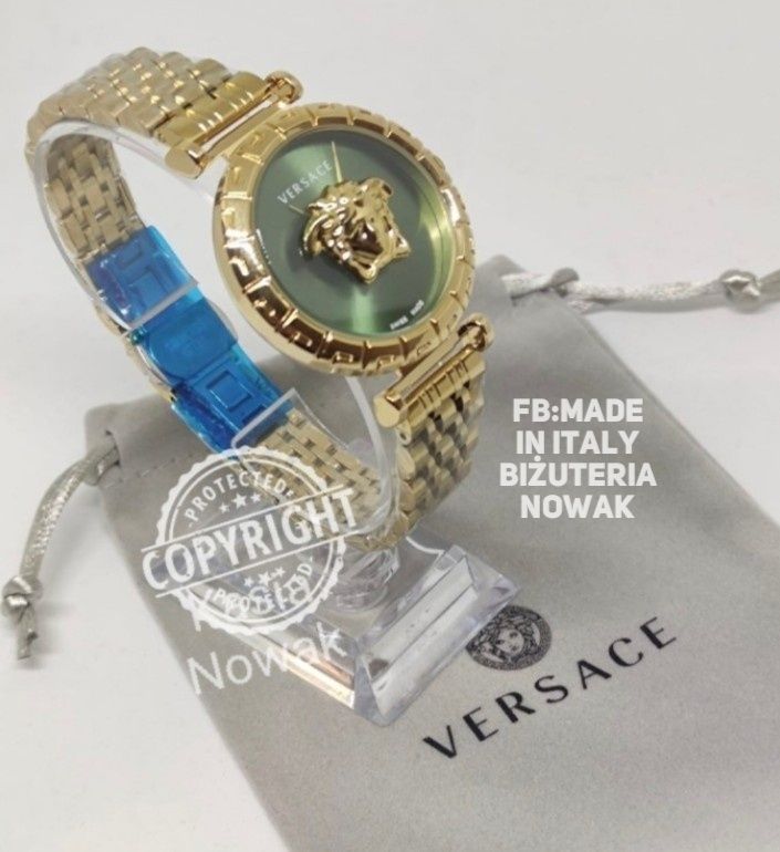 Zegarek damski z głową meduzy Versace
