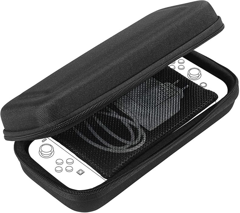 NOVO! Kit de viagem 3 em 1 Nintendo Switch (suporte , mala e vidro)