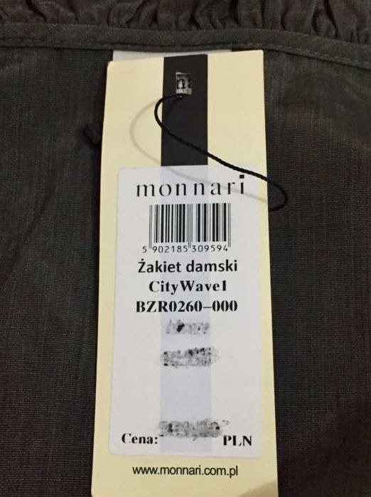 Monnari żakiet z żabotem XL