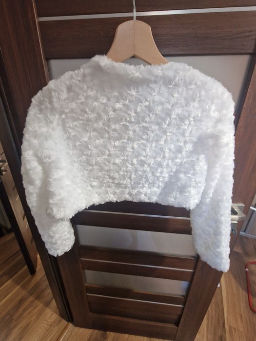 Zestaw komunijny,Sukienka komunijna, bolerko, wianek , torebka , rozm.