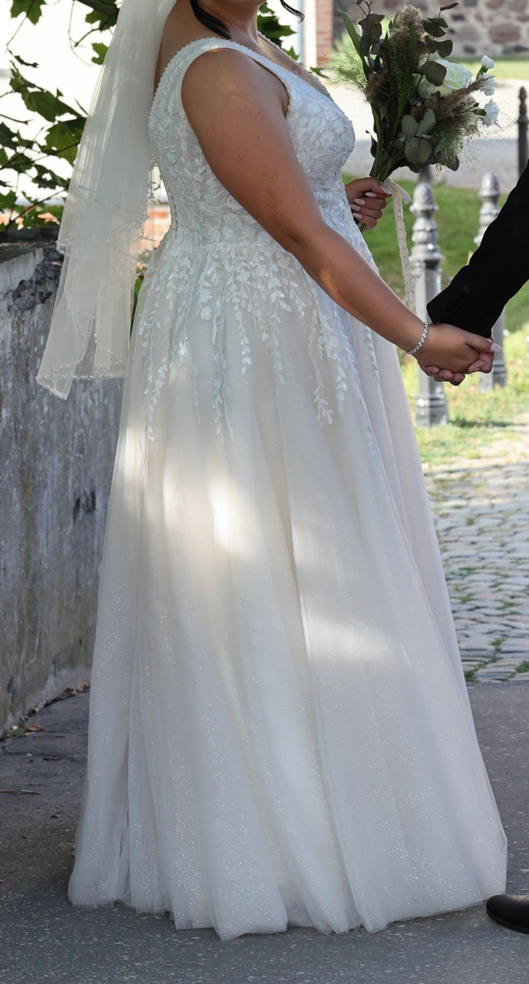 Suknia ślubna | BOHO | 42/44 | Po czyszczeniu chemicznym