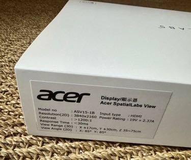 Інноваційний Стереоскопічни 3D-монітор Acer SpatialLabs ASV15-1B 15.6"