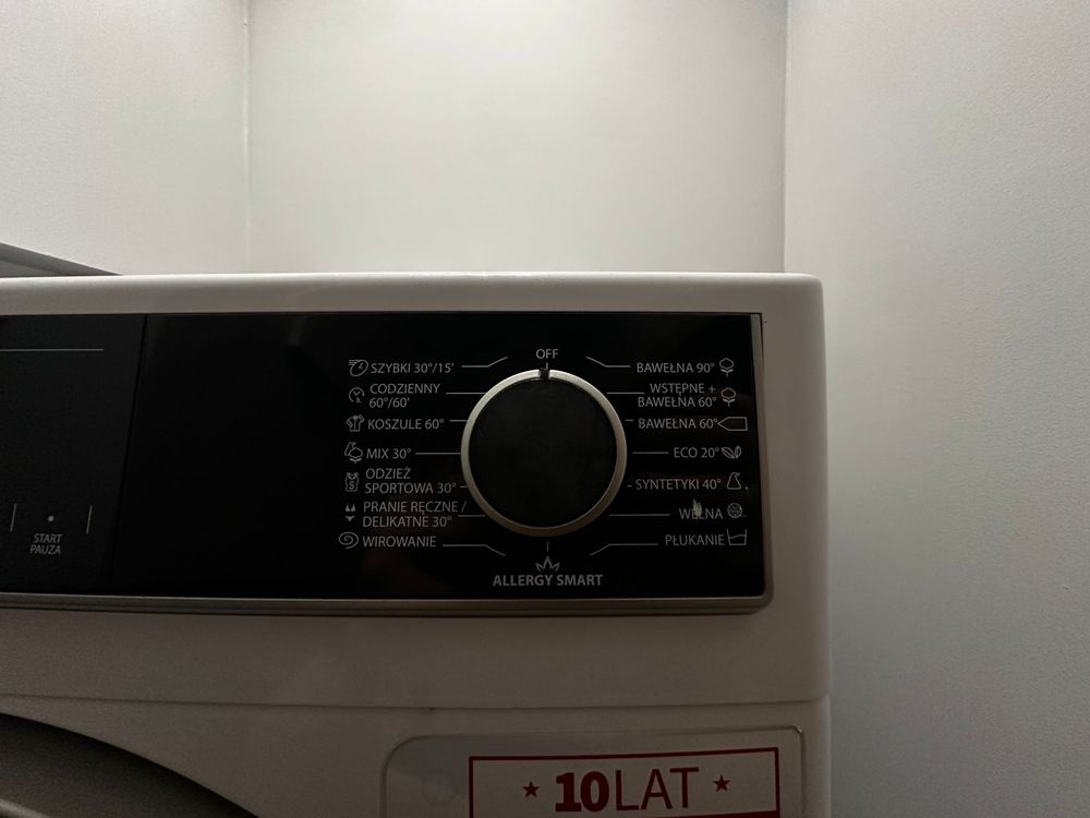 Pralka Sharp ES-HFH814AW3 – 8 kg, 1400 obr
