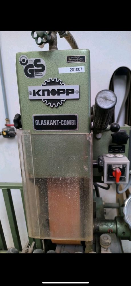 SZLIFIERKA DO SZKŁA KNOPP GLASKANT-COMBI 2-02 polerka na pasy 1830x100