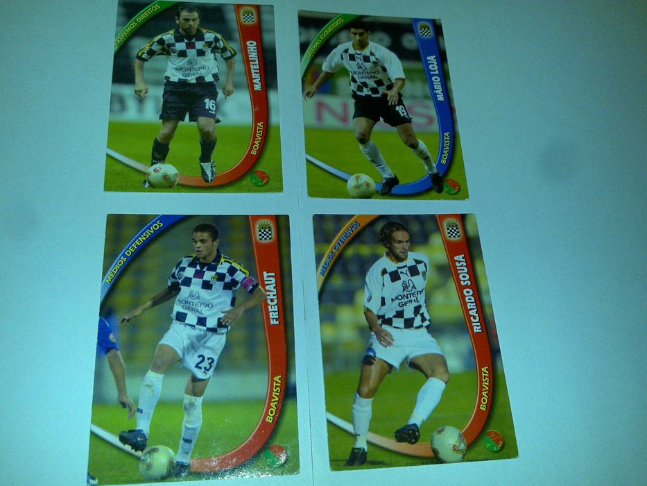 Boavista jogadores (4 cartões panini sports)