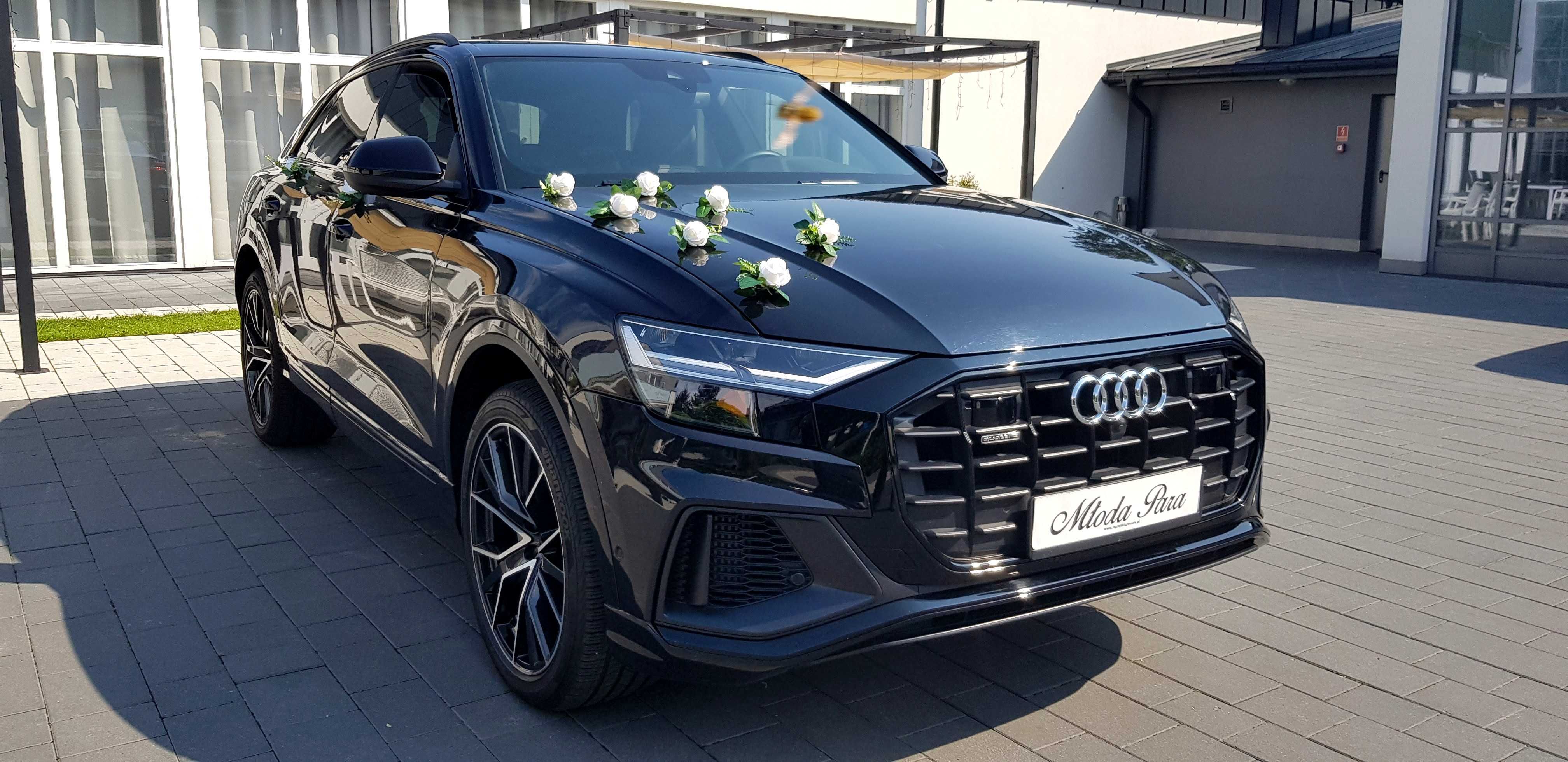 Audi Q8 do ślubu, auto do ślubu, przybranie GRATIS!