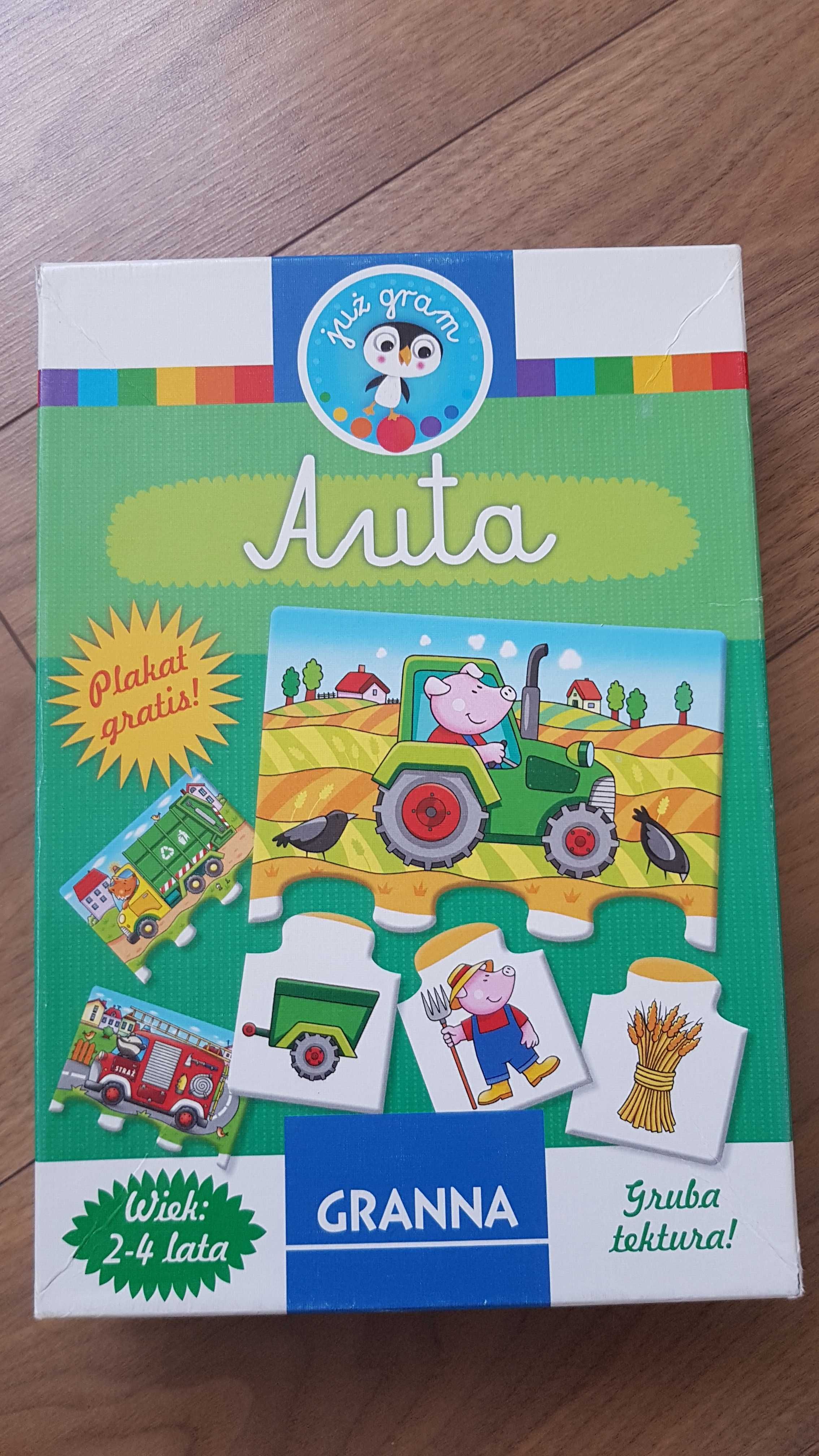 Gra układanka "Auta"