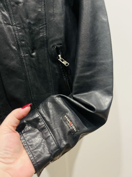 Шкіряна куртка з натуральної шкіри косуха унісекс