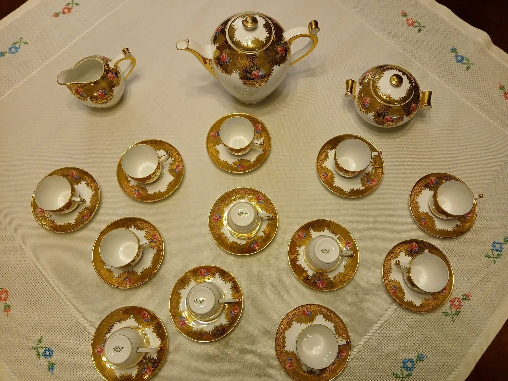 Serviço de café, vintage, da Vista Alegre