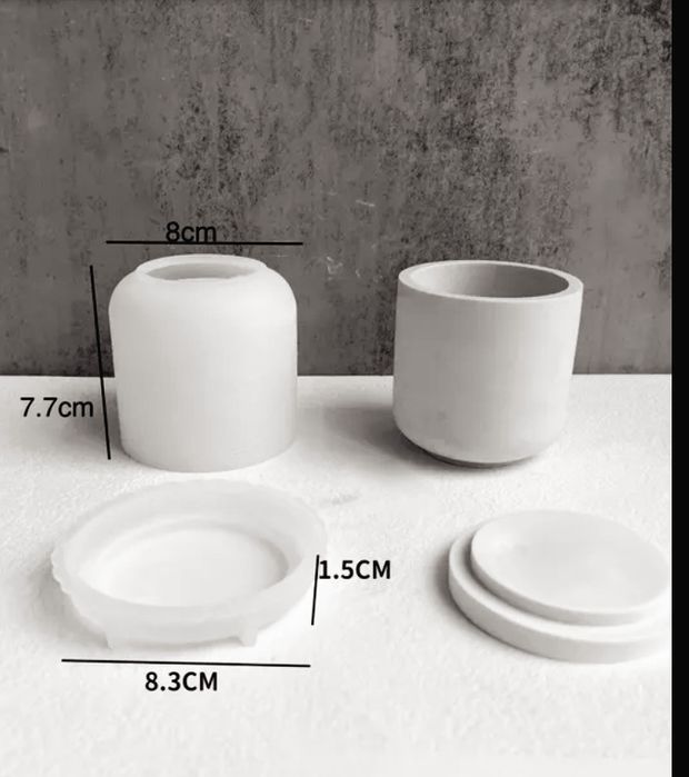 Силиконовая силиконовый форма молд кашпо