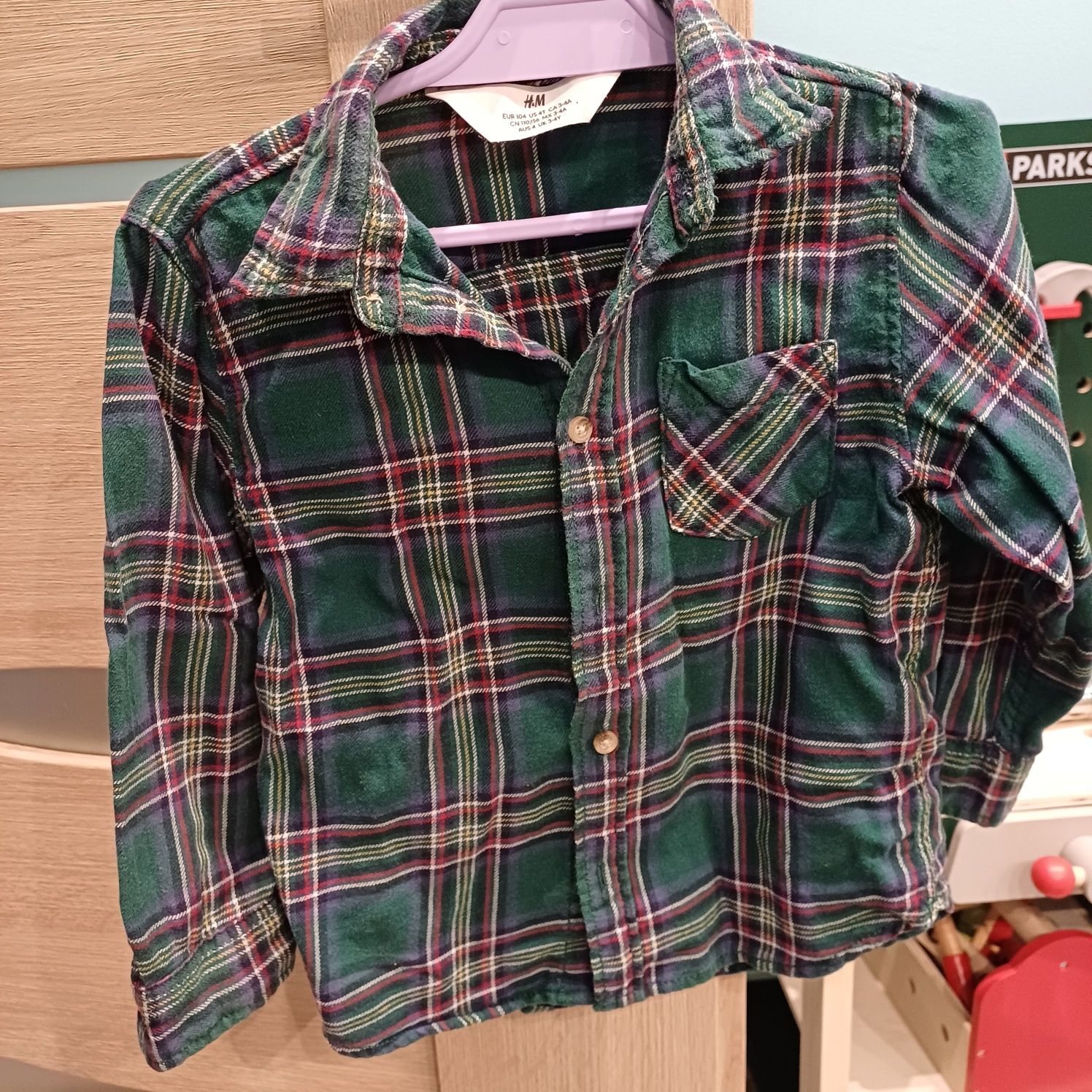 Koszula flanelowa rozmiar 98