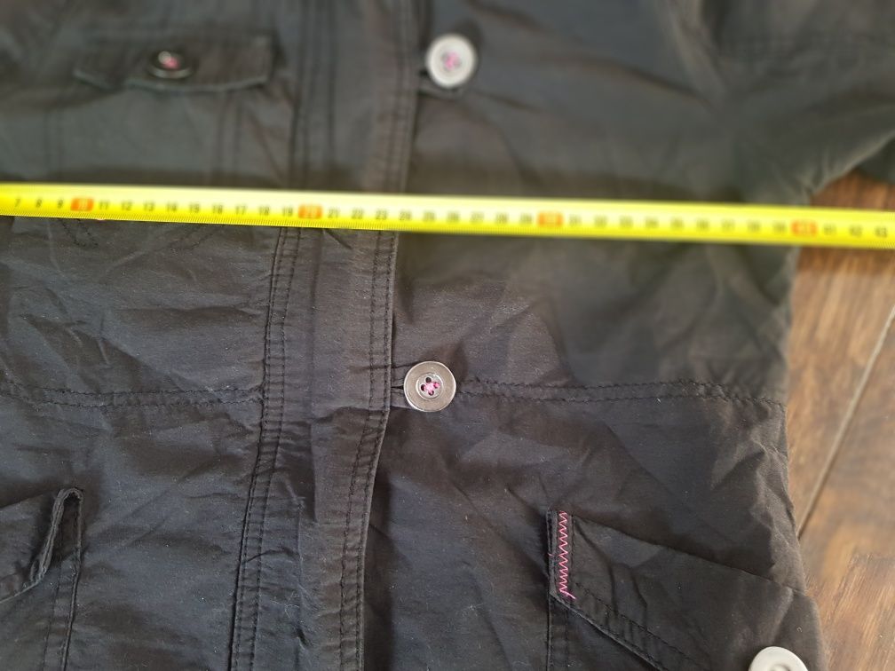 Kurtka parka 128cm odpinany kożuszek