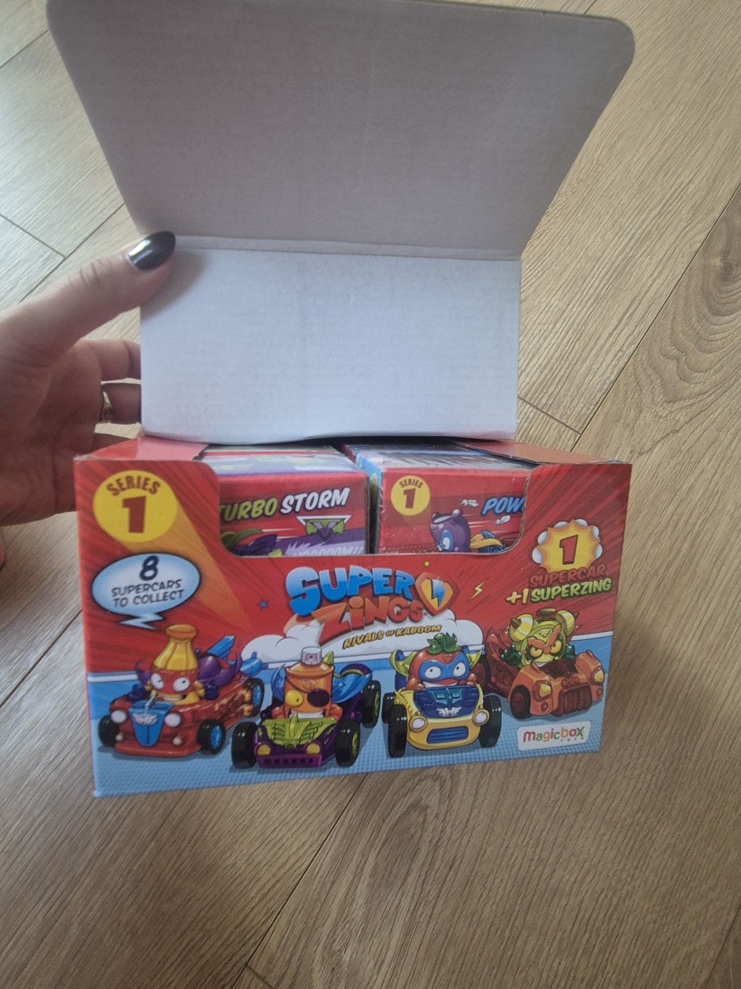 Magic Box Super Zings things seria 1 Rivals of Kaboom autka 8 aut