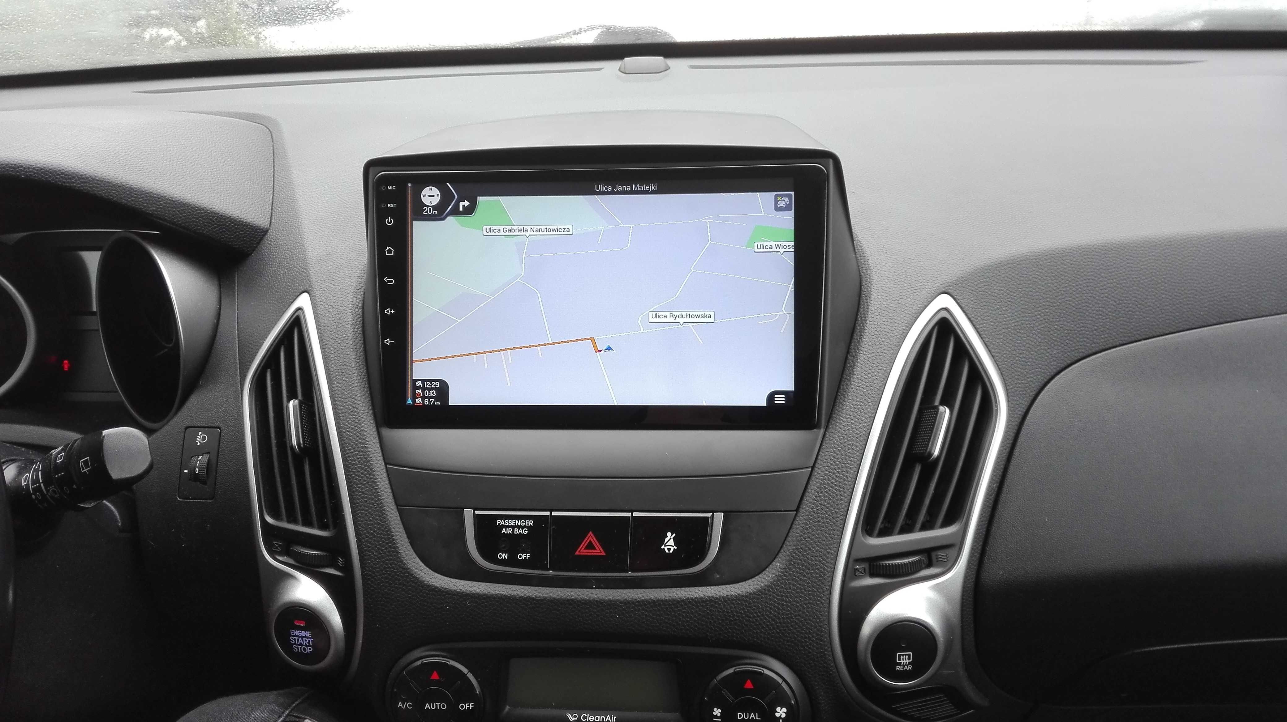 Radio GPS nawigacja 3D duża 9 lub 10 cali KAMERA hyundai IX35 android