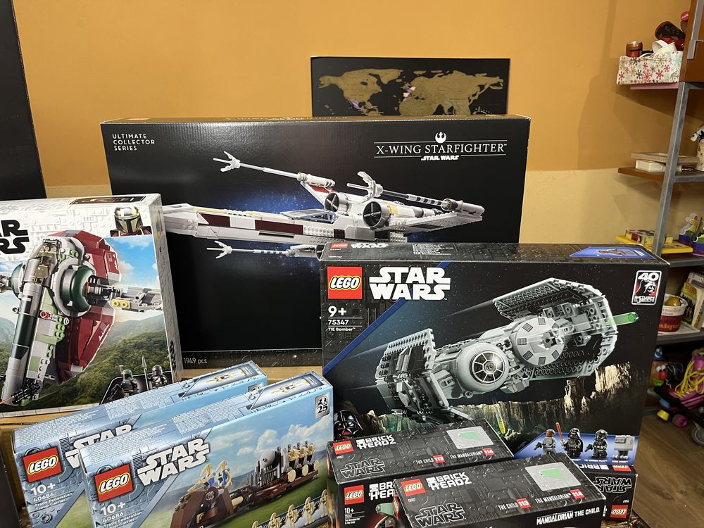 Lego Star Wars : 75355 , 75317 , 40686 , 40591 , 75371 , 75312 , 75324