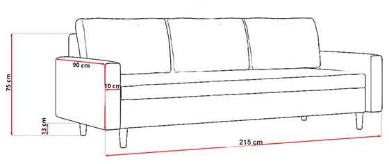 Kanapa ETNA / rozkładana sofa sofka wersalka łóżko / SZYBKA DOSTAWA