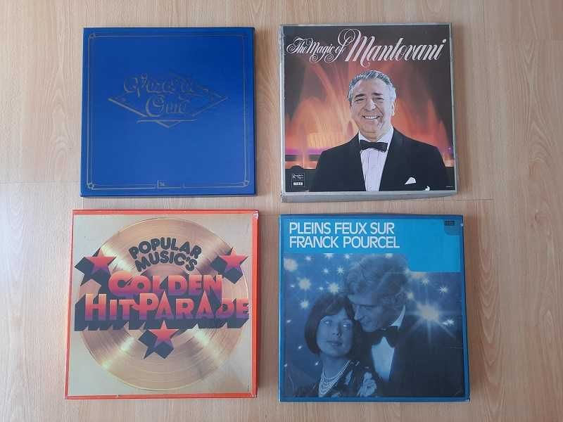 Discos de vinil variados (LPs, álbuns, singles)