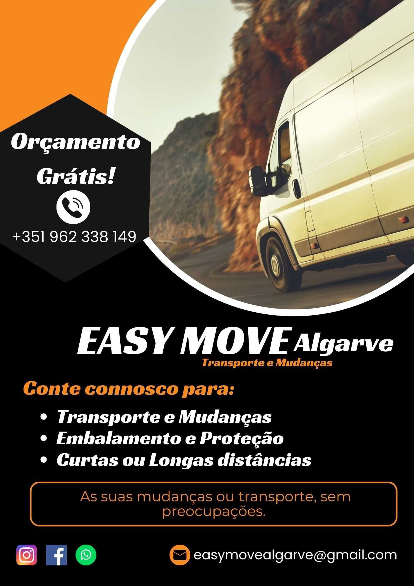 Transporte e mudanças - EasyMove Algarve