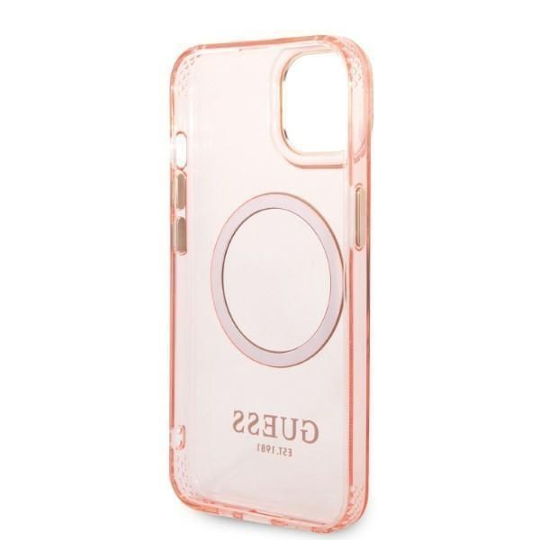 Etui Guess Guhmp14Mhtcmp iPhone 14 Plus 6,7" Różowe/Pink z MagSafe