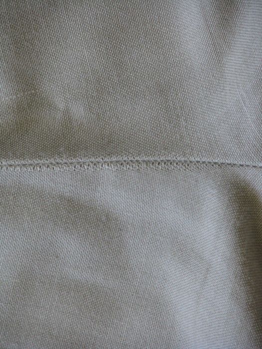 Szwedy  na lato beżowe bawełna i len - r. M