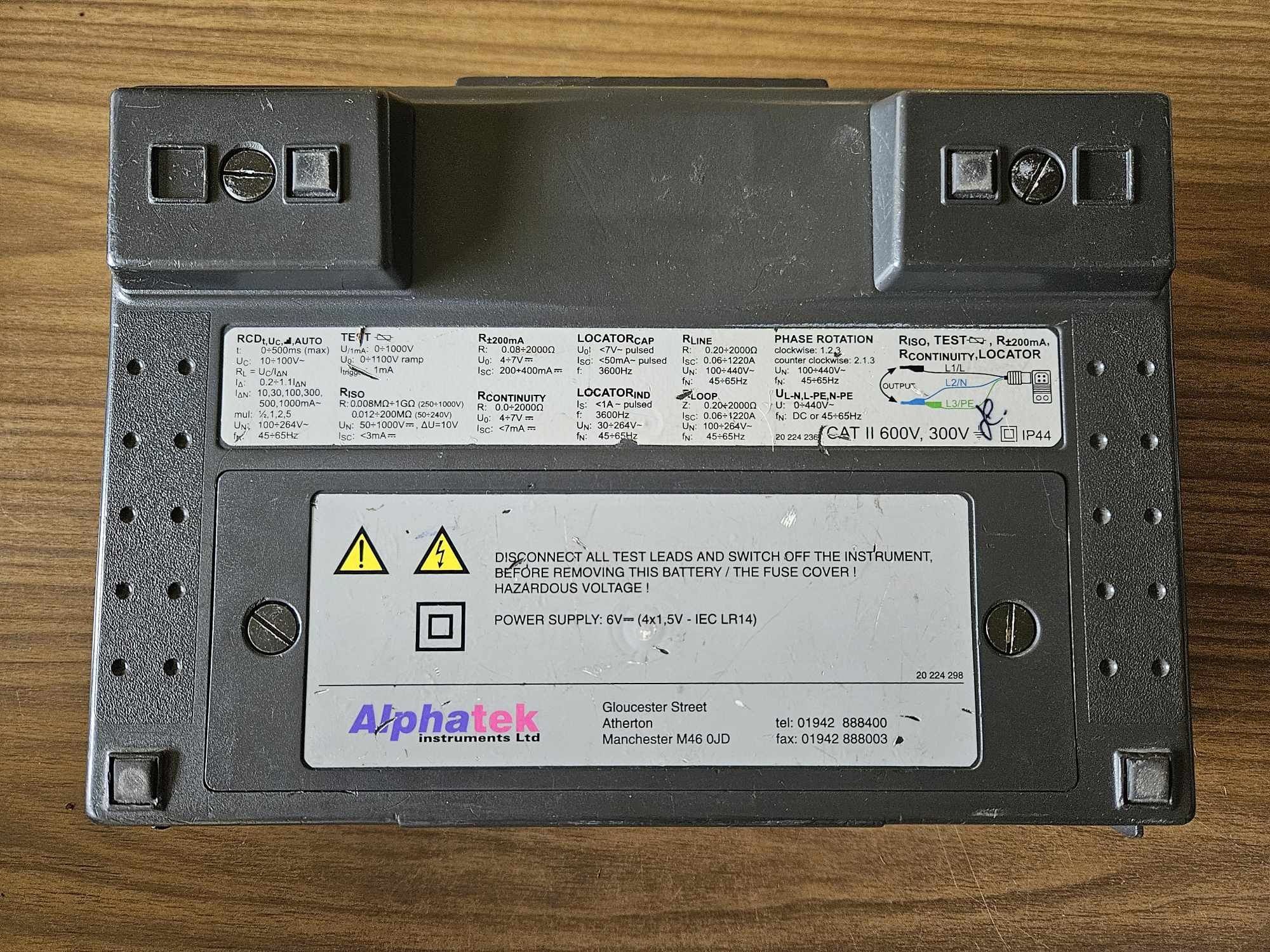Instaltest BB 61557 – miernik instalacji elektrycznych – stan bardzo d