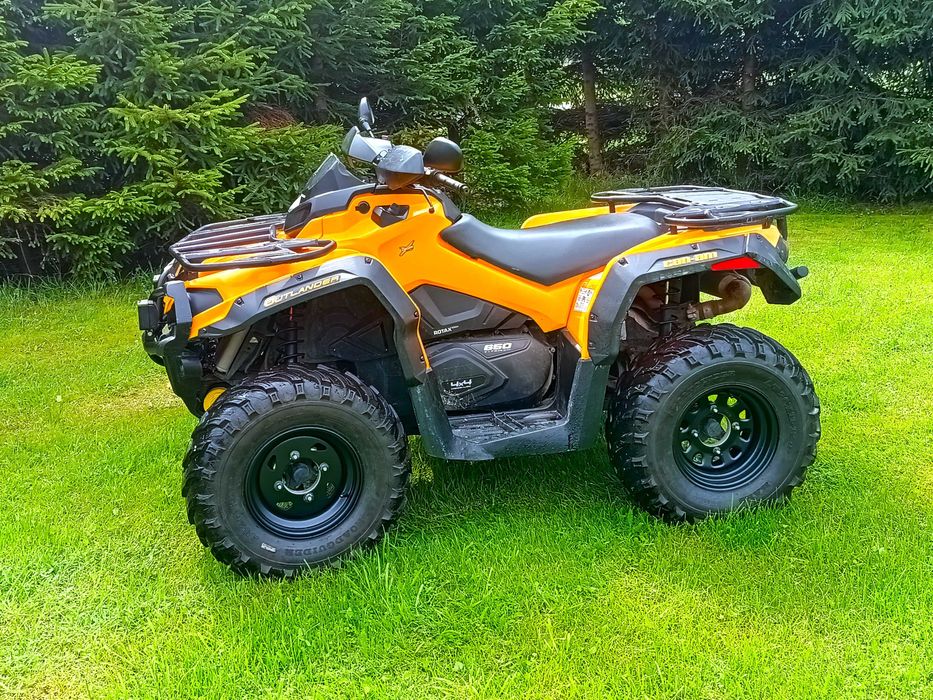Quad Can Am 650 outlander 4x4 -Wyciągarka Led Zarejestrowany