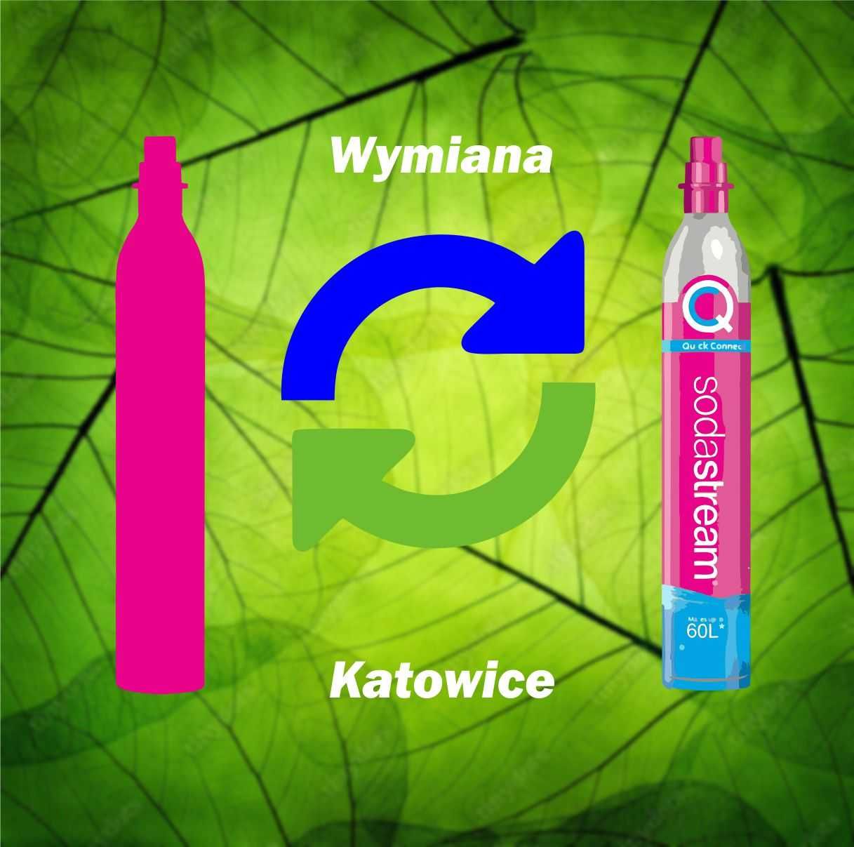 Soda Stream Quick Terra wymiana naboju na pełny