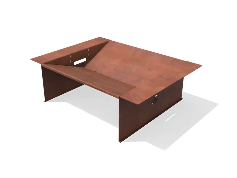 Braseiro/ Fire Pit Zig c/ Grelhas Aço Corten