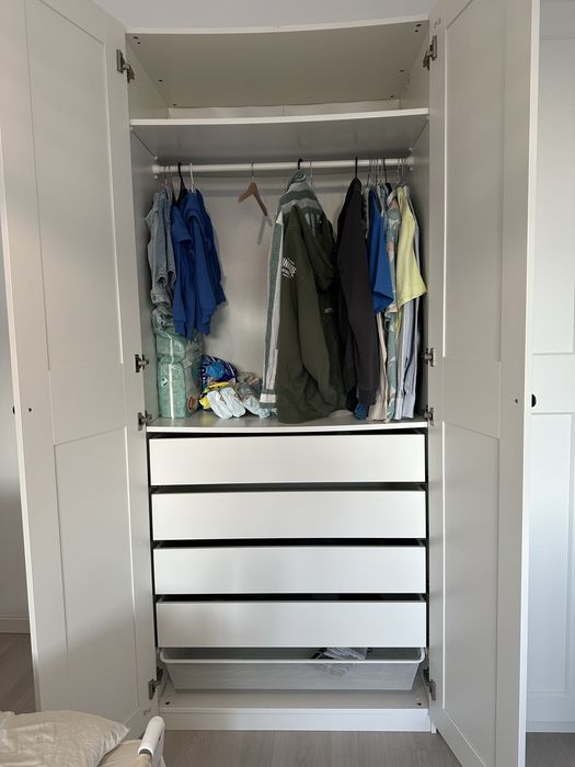 Roupeiro IKEA branco 236 x 100 x 60cm