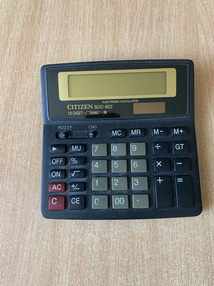 Калькулятор citizen  Модель -SDC-822
