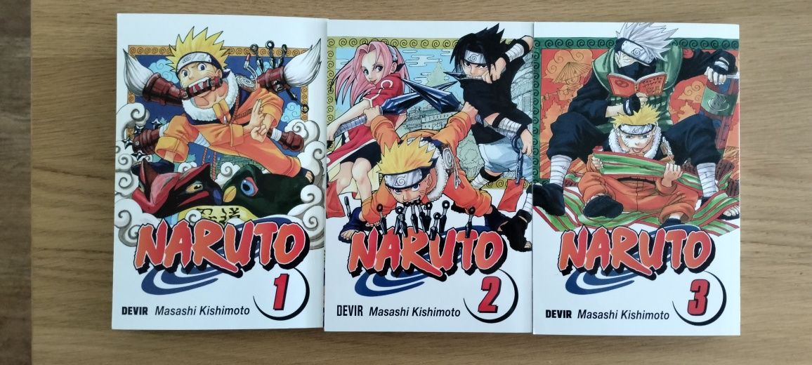 Naruto Manga 1-3