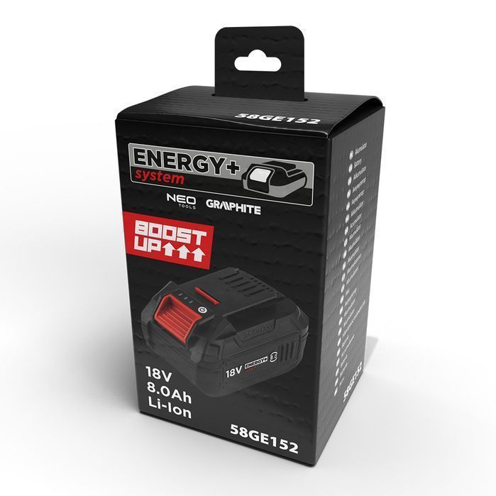 Akumulator Energy+ 18V Li-Ion 8.0Ah Boost Up