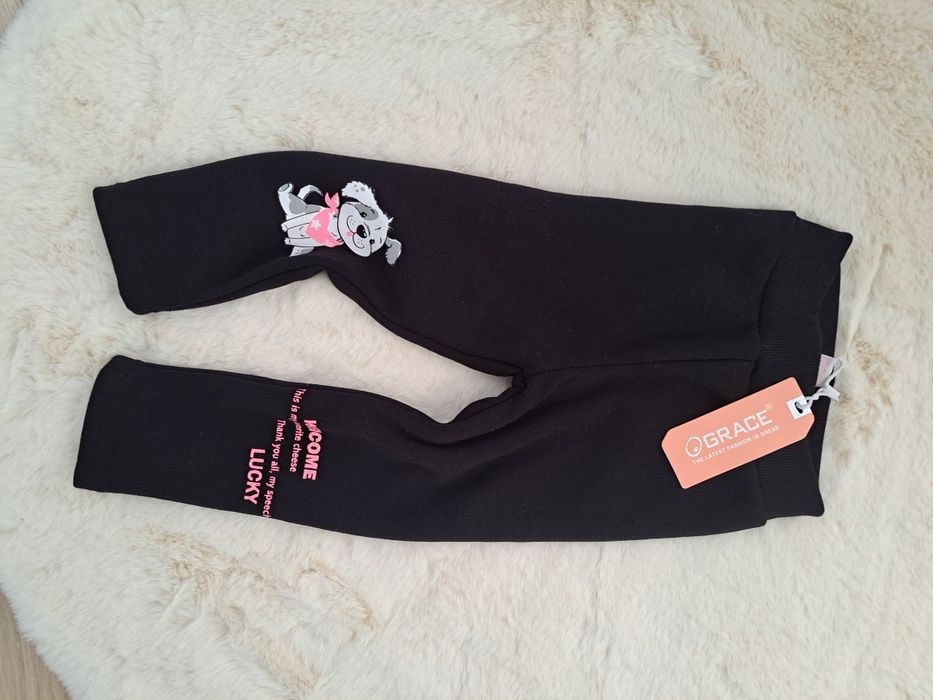 Spodnie ocieplane zimowe legginsy Nowe cieplutkie