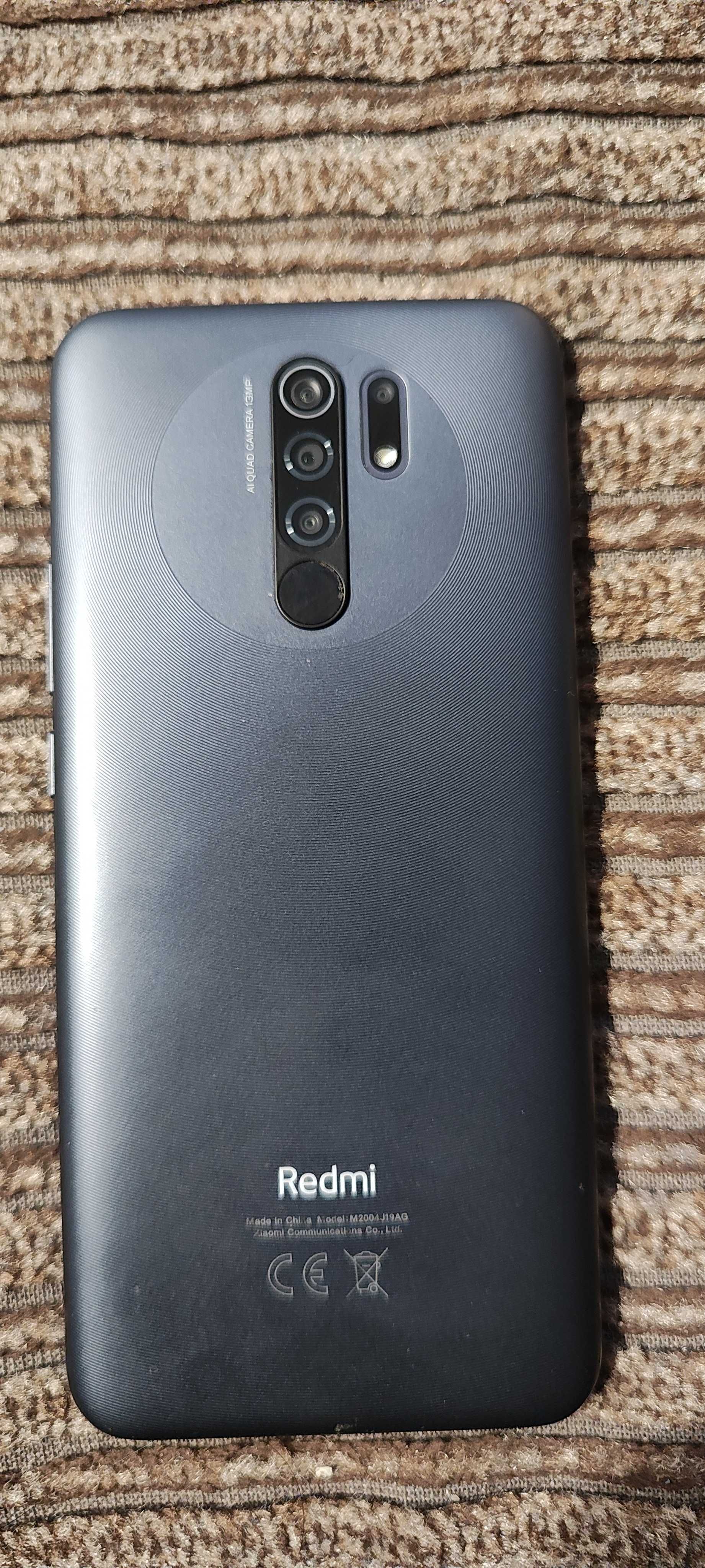 Xiaomi Redmi 9 Stan idealny Szkło na ekranie od nowości