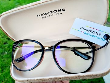 Okulary do komputera zerówki marki Polarzone nowe