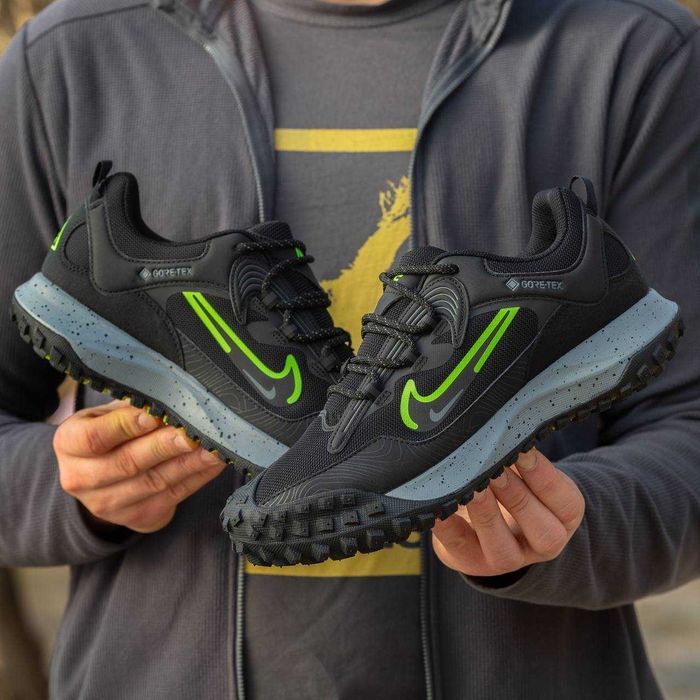 Кросівки Nike ACG Mountain Fly 2 Gore-Tex Black/Green premium