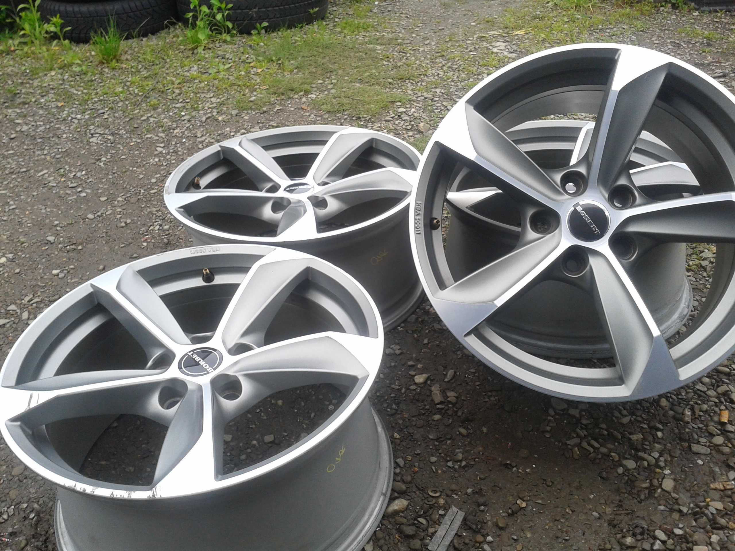 felgi r17 szare wklesle borbet 5x114,3 honda accord civic crv mielec