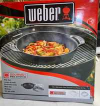 WEBER -Żeliwny wok z wkładem parowym - Gourmet BBQ System