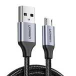 Kabel Ugreen Us290 Micro Usb 1M 2.4A Szybkie Ładowanie Szary