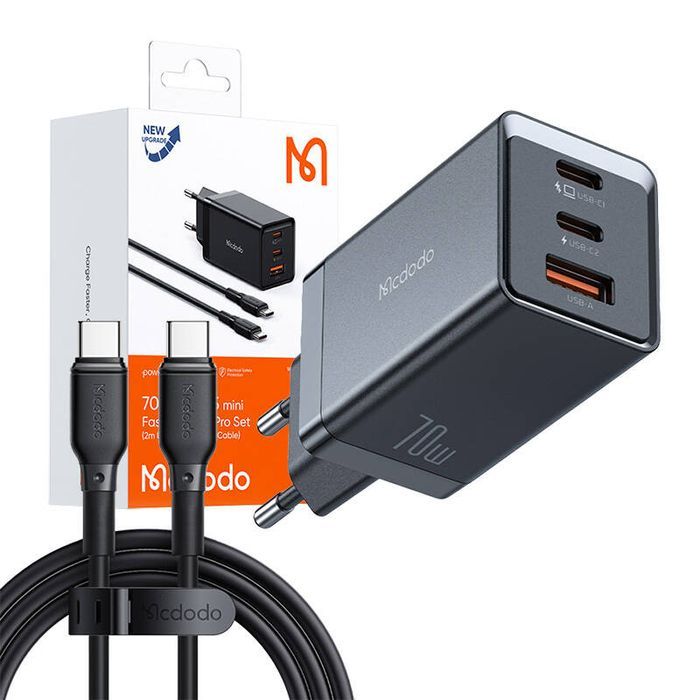 Ładowarka Gan Mcdodo 67W 2Xusb-C, Usb Do Laptopa I Telefonu
