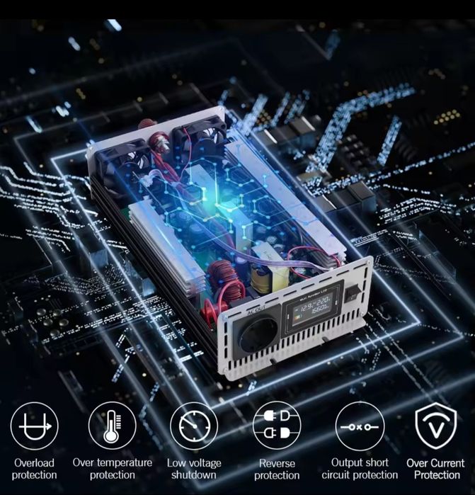 Transformador 5000w 12/24v