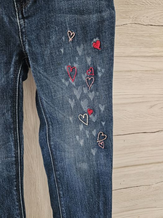 Spodnie dziewczęce dżinsy r. 98