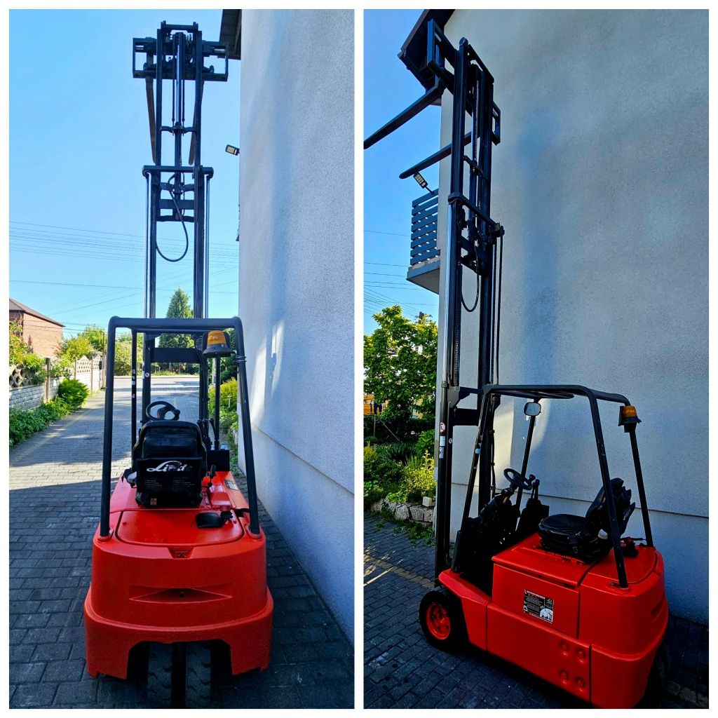 Wózek widłowy FENWICK-LINDE E15Z-02 1500kg TRIPLEX 4675mm 2007 Rok