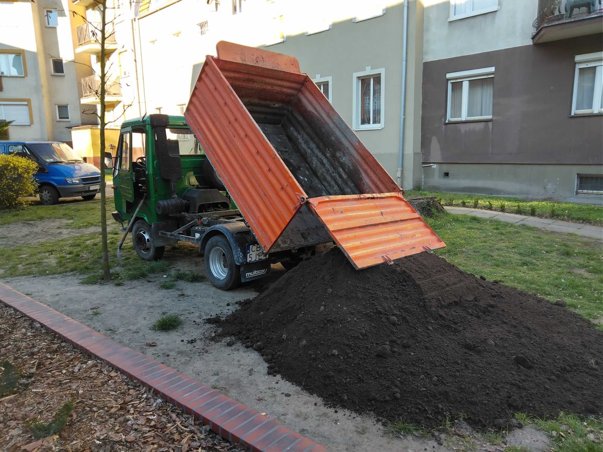 Transport multicar - żwir, piasek, beton, gruz, podsypka