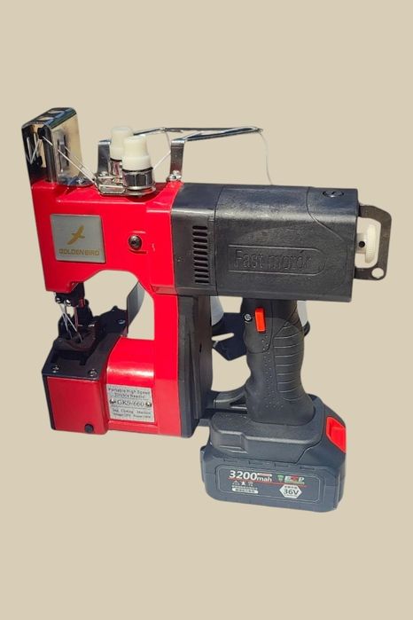 Мішкозашивочная машинка двухгольчата Gk9- 660 Fast Motor