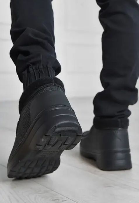 Чоловічі калоші утеплені Чорні та хакі (41-46)