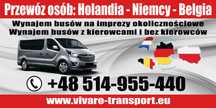 Przewóz osób, Sierpc,Płock Transport,Busy,Holandia, Belgia,Niemcy